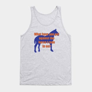 Against My Horse Tank Top